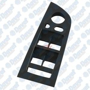 CAM ANAHTAR CERCEVESI SOL SIYAH KATLANIR TIP E90 - E91 ####