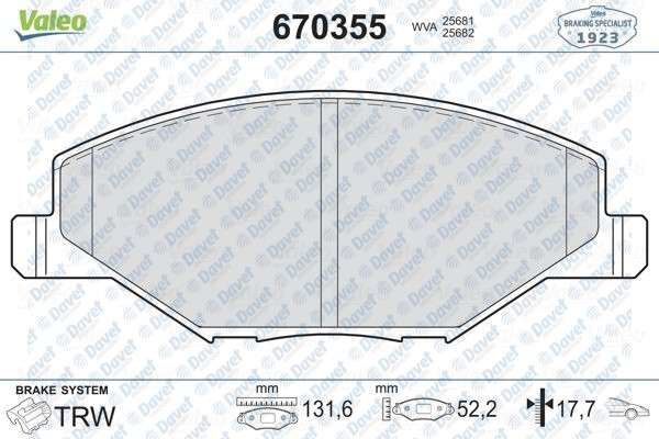 DISK FREN BALATA ON VOLKSWAGEN POLO 1.6 05/15>/SKODA FABIA 1.2 11/11> ####