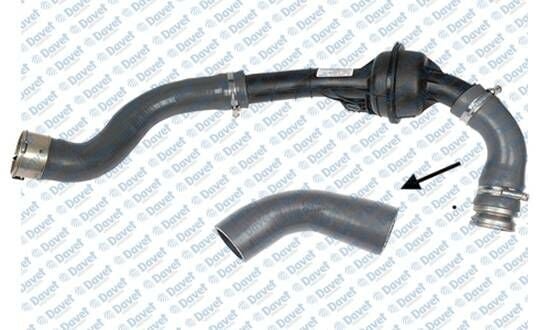 TURBO HORTUMU CLIO IV - CAPTUR I - LOGAN II - SANDERO II - LODGY - DUSTER - DOKKER 1.5 DCI 12>18 {SILIKON}