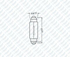AMPUL 12V 10W SOFIT   ####