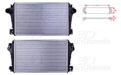 TURBO RADYATORU (INTERCOOLER) 618X400X30 | VW AMAROK (2HA, 2HB, S1B, S6B, S7A, S7B) 2.0TDI 2010-2013 AMAROK (2HA, 2HB, S1B, S6B, S7A, S7B) 3.0TDI 2016- | WISCO