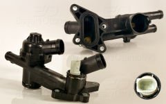 TERMOSTAT YUVASI MUSURLU KOMPLE | VW POLO IBIZA FABIA 1.2 02 > | WISCO