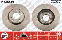 ON FREN DISKI AYNASI HAVALI MAZDA 6 1.8 2.2 D 08>13 299X5