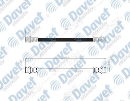 ARKA FREN HORTUMU MAZDA E 2000 / B 2200 85-96 B 2500 96-99   ####