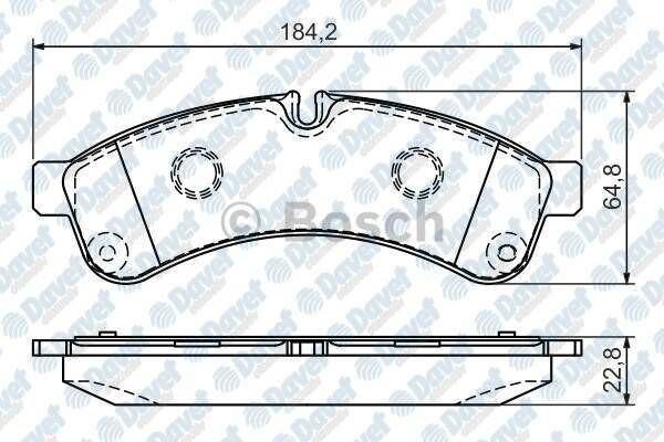 FREN BALATASI ARKA WVA 29231 DAILY III C35 C40C C50 C65 2.3D