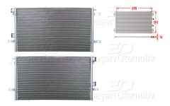 KLIMA RADYATORU 698X391X16 | RENAULT LAGUNA 2 2.0 16V 01 > | WISCO