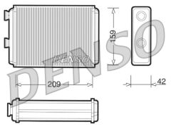 KALORİFER RADYATÖRÜ DRR09070 DOBLO 01> PUNTO 01> IDEA 04> KLİMALI