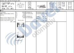 MOTOR PISTON SEGMAN 80.50MM 0.40 FIAT DOBLO STILO PALIO BRAVO MAREA 1.6 16V 02-