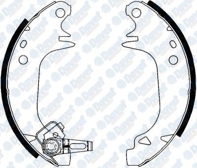 ARKA FREN BALATASI PABUC R9-R11-R5-P309 DELIK 6.0MM PERCINLI