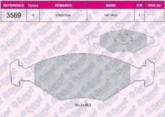 FREN BALATASI ON WVA 21193 FIAT PALIO SIENA 1.4