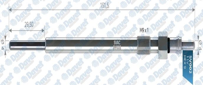 KIZDIRMA BUJISI 11V ALFA 147-156-159-166-BRAVA-CROMA-ASTRA-SIGNIM-VECTRA-ZAFIRA 1.9JTD/2.4 JTDM
