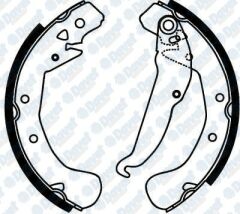 ARKA FREN BALATASI PABUCLU ASTRA F 91-98 - ASTRA G 98-05 ASTRA H 04-> COMBO 01-> VECTRA B-ZAFIRA A INCE TIP 230x42mm
