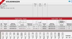 SİBOP GAYDI G0152 POLO 1.4-16V IN 8 EX 8