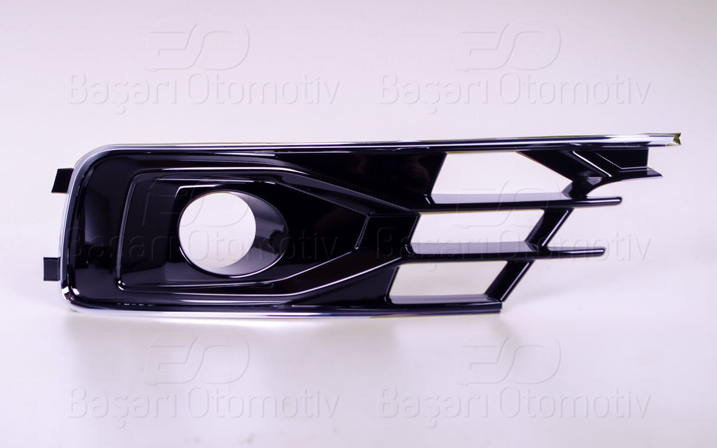 TAMPON IZGARASI SOL SISLI PIANO BLACK + KROM | AUDI A6 15 > | WISCO