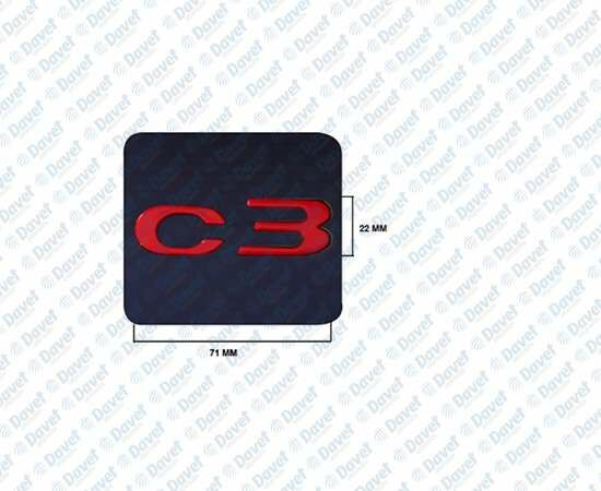 YAZI C3 KIRMIZI-CITROEN   ####