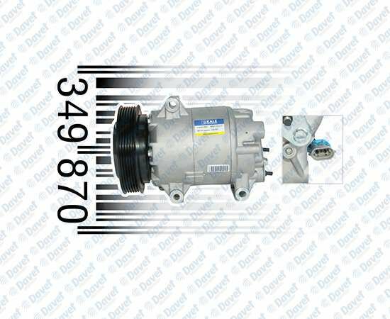 KLIMA KOMPRESORU NISSAN QASHQAI / ALMERA II - RENAULT MEGANE I / MEGANE II / SCENIC I / SCENIC II [6PK - V KAYIS KASNAGI] [125MM]   ####