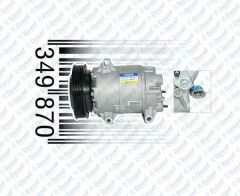 KLIMA KOMPRESORU NISSAN QASHQAI / ALMERA II - RENAULT MEGANE I / MEGANE II / SCENIC I / SCENIC II [6PK - V KAYIS KASNAGI] [125MM]   ####