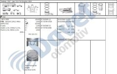MOTOR PISTON  SEGMAN 71.20MM 0.40 FIAT PUNTO PALIO ALBEA DOBLO 1.2 8V