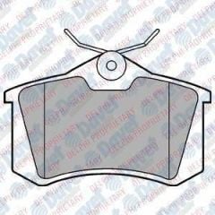 FREN BALATASI ARKA 87MM 207 308 807 CLIO III-IV 00