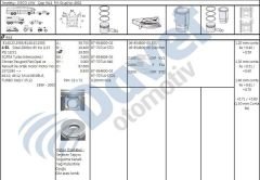 MOTOR PISTON SEGMAN 94.80MM 0.40 FARK FIAT DUCATO BOXER JUMPER MASTER MOVANO IVECO DAILY 2.8 TD SOFIM 03-