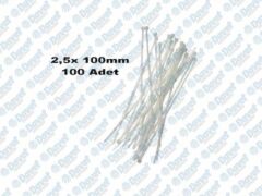 CIRT KELEPCE 2.5MM 10CM.BEYAZ   ####