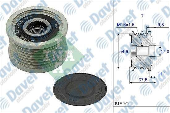 ALTERNATOR KASNAGI MITSUBISHI CANTER VI 12> DAILY VI 14> DUCATO 2.3D 15> TEMSA PRESTIJ