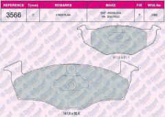 FREN BALATASI ON WVA 21866 POLO FABIA GOLF 1.4 1.6 1.9 95->