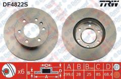ON FREN DISKI AYNASI CRAFTER 2.5TDI 06>16 SPRINTER II 906 3T/3.5T/5T 06>