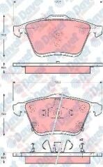 ON FREN BALATASI MAZDA 6 02>07 MAZDA 6 HATCHBACK 02>07