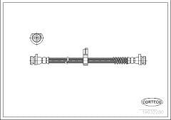 Fren Hortumu Arka 270mm 1.8i/2.0Td4 Freelander1 Land Rover 1998-06