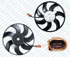 FAN MOTORU A3 / TT - ALTEA / ALTEA XL / LEON / TOLEDO III - OCTAVIA / SUPERB / YETI - BEETLE / CADDY III / CC / EOS / GOLF V / GOLF PLUS / GOLF VI / JETTA III / JETTA IV / PASSAT / PASSAT ALLTRACK / SCIROCCO / TOURAN 295mm