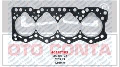 SILINDIR KAPAK CONTA 1.80MM 2 DELIK 96MM DUCATO BOXER JUMPER 2.8D