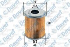YAKIT FILTRESI MAZOT RENAULT CLIO I 1.9 D. MÉGANE I 1.9 D   ####