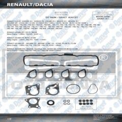 UST KAPAK CONTASI KECELI SILINDIR KAPAKSIZ LAGUNA-MEGANE-SCENIC-KANGOO-MOVANO-VIVARO F9Q