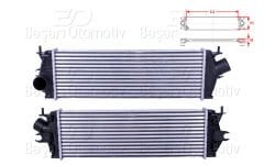 TURBO RADYATORU (INTERCOOLER) 540X175X40 | RENAULT TRAFIC 2 2.0 DCI 01-14 / OPEL VIVARO 1.4 DCI 04> | WISCO