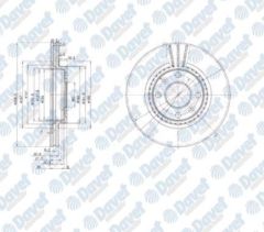 FREN DISKI ON 4D 259MM CLIO I-II KANGO MEGANE I 96-