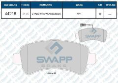 FREN BALATASI ARKA FISLI WVA 24465 DUCATO 14->