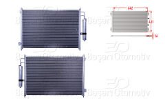 KLIMA RADYATORU 642X411X16 | NISSAN XTRAIL2 2.0 2.0DCI 2.5 07-13 | WISCO