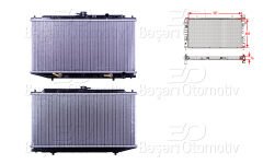 SU RADYATORU BRAZING AT 327X668X16 MM | HONDA CIVIC 1.5. 1.6 16V 87-91 | WISCO