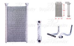 KALORIFER RADYATORU BRAZING 245X132 MM | JEEP CHEROKEE (KK) 2.8 CRD 4X4 08> | WISCO