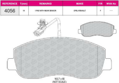 ON FREN BALATASI RENAULT MASTER III 10> OPEL MOVANO B 10>  NISSAN NV400 11> FISLI