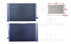 KLIMA RADYATORU 625X420,4X16 | BMW 5 SERISI E60. E61. 6 SERISI E63. E64. 7 SERISI E65. E66. E67 00-10 | WISCO