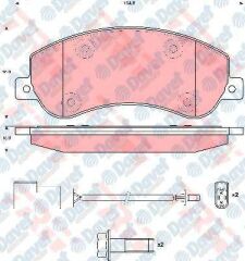 ON FREN BALATASI TRANSIT V347 06/> V347 155PS A.CEKER 11/> VW AMAROK 2.0TDI 10> FISLI