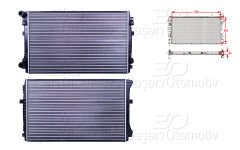 SU RADYATORU MEKANIK MT-AT 650X395 MM | VW GOLF7 TOURAN 1.4 TSI 1.6 TDI TIGUAN PASSAT GOLF7 SKODA OCTAVIA 3 A3 1.0 TFSI 1.2 TFSI 1.4 TFSI 2.0 TDI 12 > | AUTOLUX