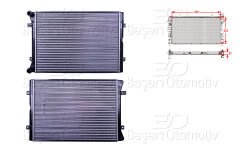 SU RADYATORU MEKANIK MT-AT 600X453 MM | VW SHARAN 1.9 TDI 03 ASZ BTB BVH BRT | AUTOLUX