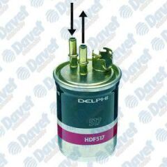 YAKIT FILTRESI FOCUS 98-04 TOURNEO CONNECT TRANSIT CONNECT 75PC 02-13  1.8TDCI E.KODU HDF517