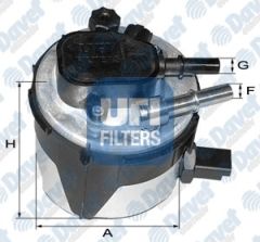 YAKIT FILTRESI MUSURLU FOCUS II C-MAX 04-> FIESTA VI 08-> C30 S40 II S80 II V50 V70 05-12 MAZDA 3 04-> 1.6TDCI ***OE***