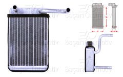 KALORIFER RADYATORU BRAZING 154X118 MM | SUZUKI ALTO 84- | WISCO