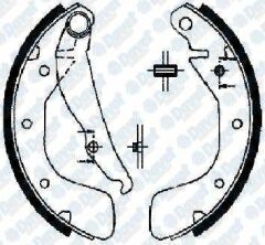 ARKA FREN BALATASI PABUCLU CORSA C 00-09 VECTRA A 93-95 ASTRA F 91-98 LACETTI 05-> NUBIRA 03-> KALI