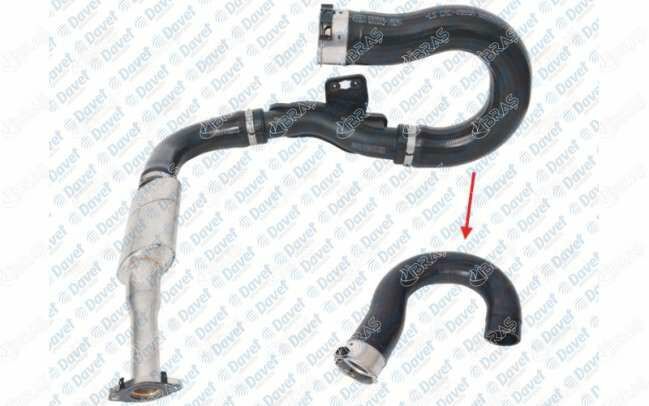 TURBO HORTUMU PLASTIK PARCA HARIC CHEVROLET AVEO 1.3 D LSF-LDV   ####